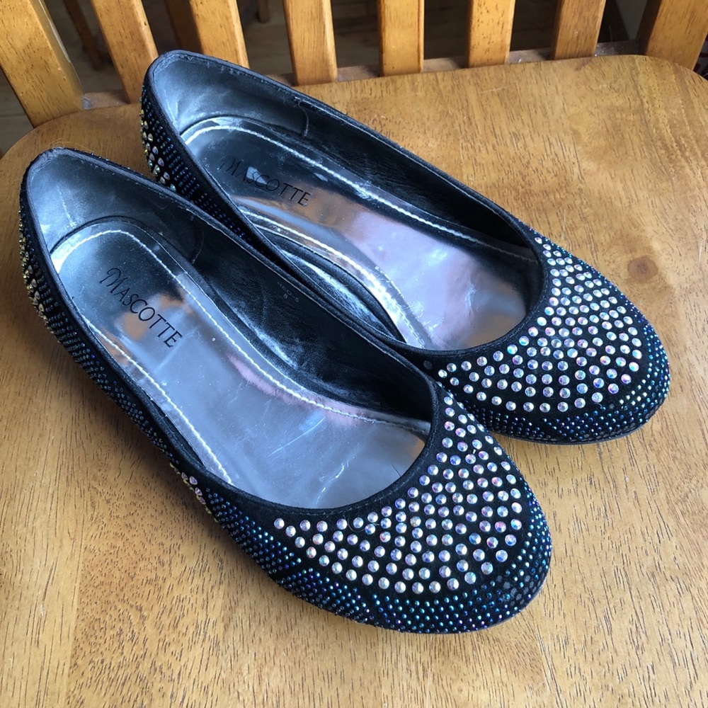 Mascotte Rhinestone Crystal studded flats - Picture 2 of 9